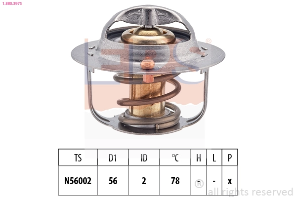 1.880.397S EPS Термостат, охлаждающая жидкость (фото 2)