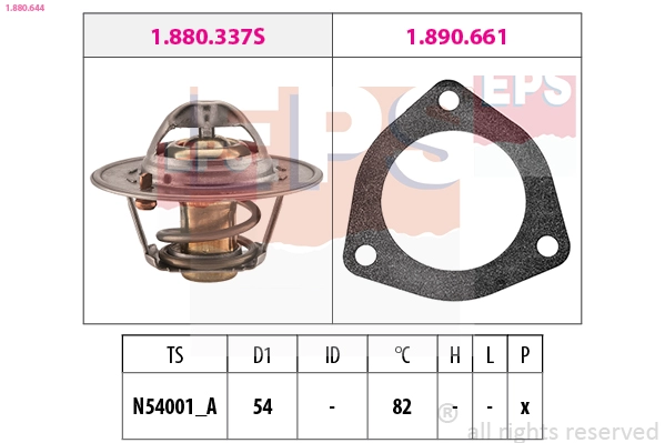 1.880.644 EPS Термостат, охлаждающая жидкость (фото 2)