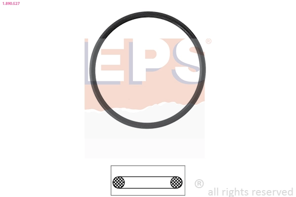 1.890.527 EPS Прокладка, термостат (фото 2)