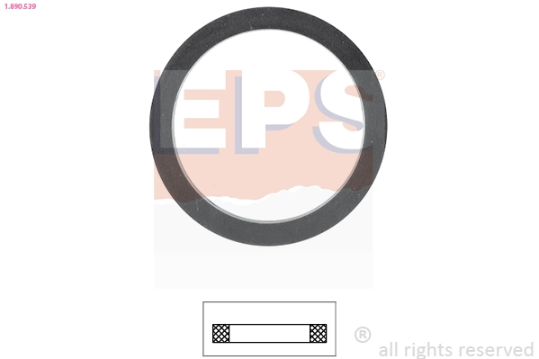 1.890.539 EPS Прокладка, термостат (фото 2)