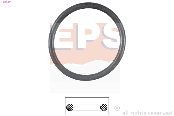1.890.551 EPS Прокладка, термостат (фото 2)