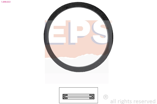1.890.553 EPS Прокладка, термостат (фото 2)