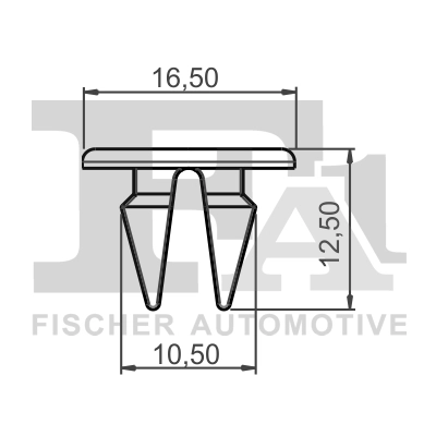 89-60001.10 FA1/FISCHER Зажим, молдинг / защитная накладка (фото 2)