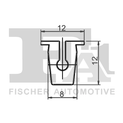 11-60005.10 FA1/FISCHER Зажим, молдинг / защитная накладка (фото 1)