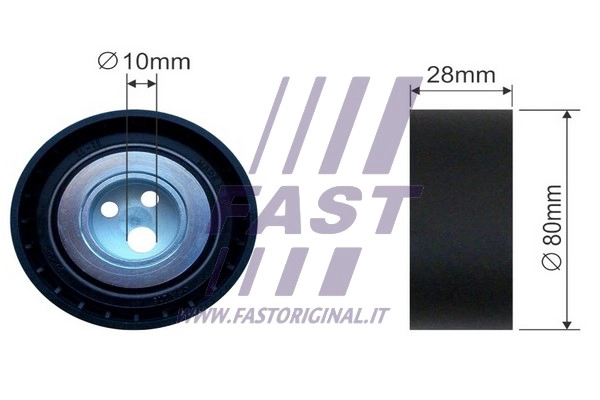 FT44560 FAST Натяжной ролик, поликлиновой ремень (фото 1)