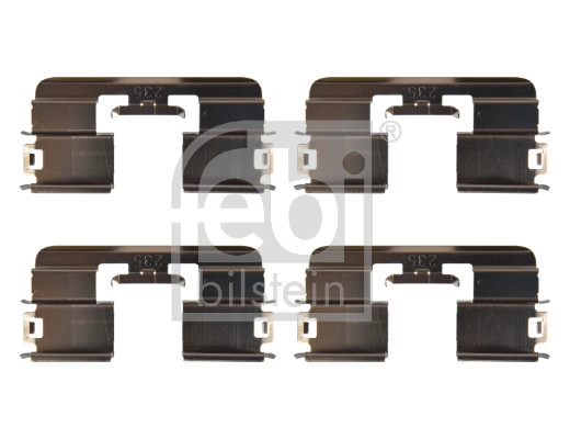 182255 FEBI Комплектующие, колодки дискового тормоза (фото 1)