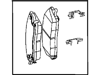 05142558AC CHRYSLER Pad kit (фото 1)