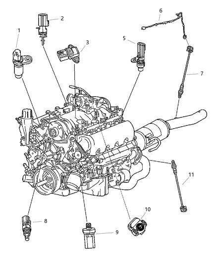 56028766AA CHRYSLER Датчик киcлородный (фото 6)