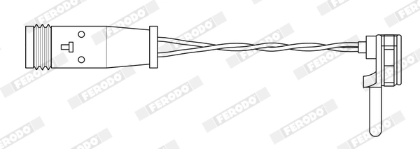 FWI261 FERODO Сигнализатор, износ тормозных колодок (фото 3)