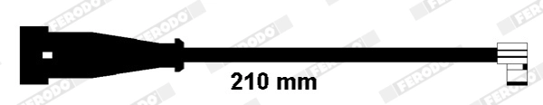 FWI306 FERODO Сигнализатор, износ тормозных колодок (фото 3)