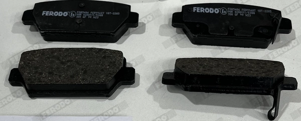 FDB5406 FERODO Комплект тормозных колодок, дисковый тормоз (фото 3)