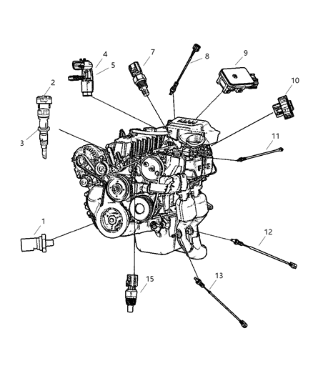 56041 887 AA CHRYSLER Лямбда-зонд универсальный all (фото 2)