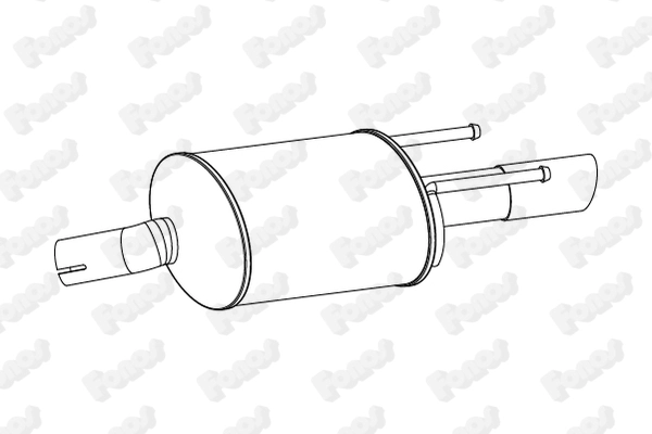24237 FONOS Глушитель выхлопных газов конечный (фото 1)