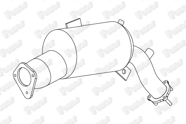 73388 FONOS Сажевый / частичный фильтр, система выхлопа ОГ (фото 1)