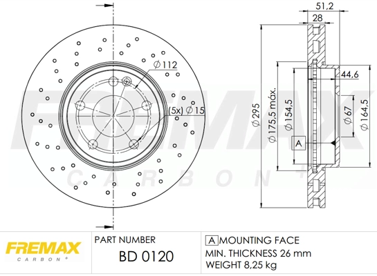 BD-0120 FREMAX Тормозной диск (фото 3)