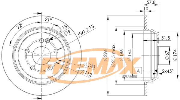 BD-0416 FREMAX Тормозной диск (фото 3)