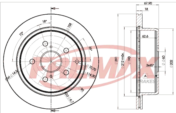 BD-2082 FREMAX Тормозной диск (фото 3)