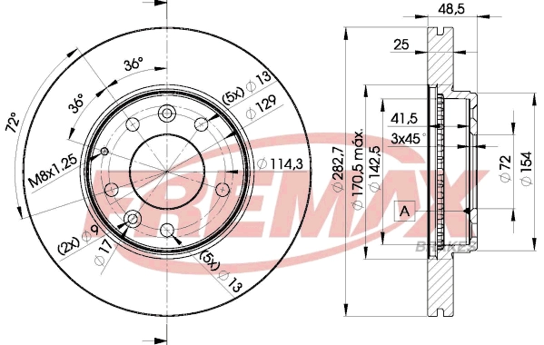 BD-3269 FREMAX Тормозной диск (фото 3)