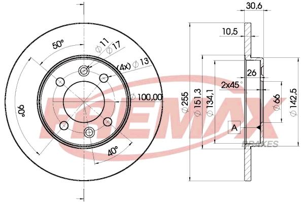 BD-4192 FREMAX Тормозной диск (фото 3)