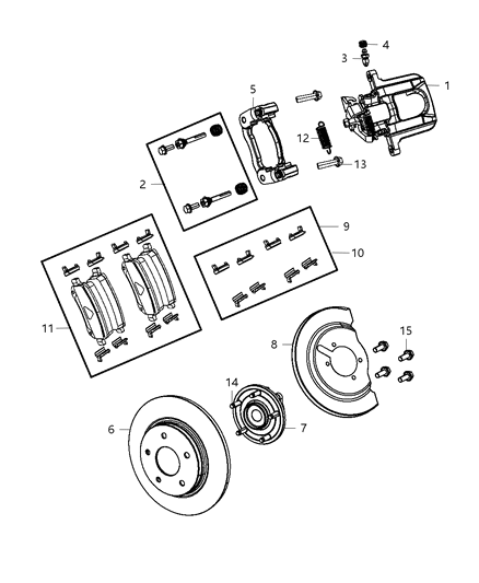 68159524AA CHRYSLER Caliper (фото 2)