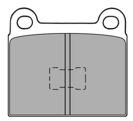 FBP-0249 FREMAX Комплект тормозных колодок, дисковый тормоз (фото 2)