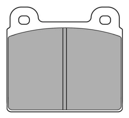 FBP-0308 FREMAX Комплект тормозных колодок, дисковый тормоз (фото 2)
