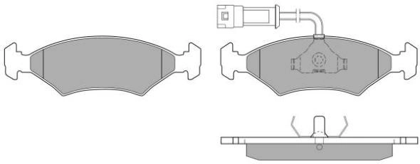FBP-0353-01 FREMAX Комплект тормозных колодок, дисковый тормоз (фото 2)
