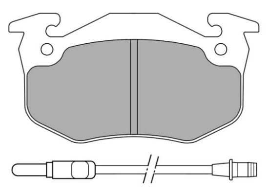 FBP-0477 FREMAX Комплект тормозных колодок, дисковый тормоз (фото 4)