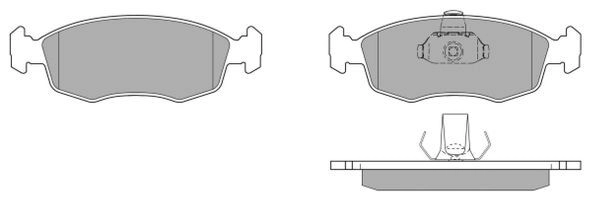 FBP-0529 FREMAX Комплект тормозных колодок, дисковый тормоз (фото 4)
