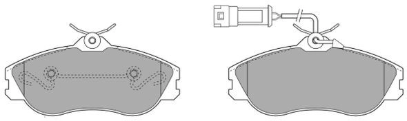 FBP-0611 FREMAX Комплект тормозных колодок, дисковый тормоз (фото 2)