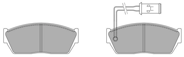 FBP-0620 FREMAX Комплект тормозных колодок, дисковый тормоз (фото 1)