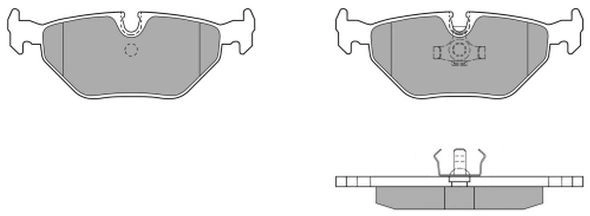 FBP-0733 FREMAX Комплект тормозных колодок, дисковый тормоз (фото 5)