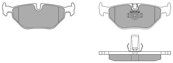 FBP-0733-01 FREMAX Комплект тормозных колодок, дисковый тормоз (фото 2)