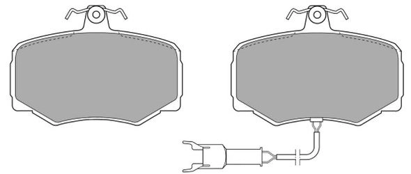 FBP-0737 FREMAX Комплект тормозных колодок, дисковый тормоз (фото 2)