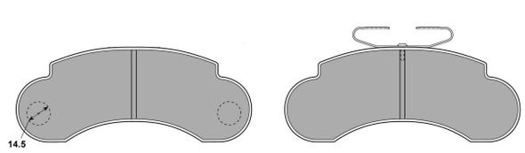 FBP-0795 FREMAX Комплект тормозных колодок, дисковый тормоз (фото 2)