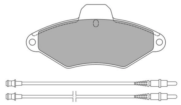 FBP-0885 FREMAX Комплект тормозных колодок, дисковый тормоз (фото 2)