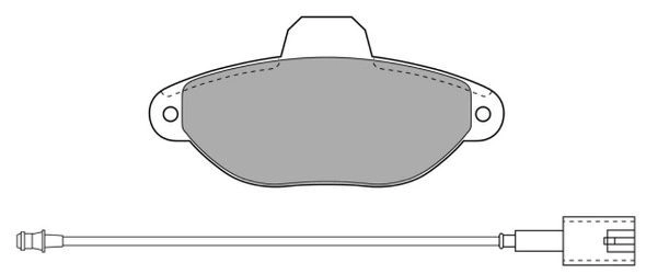 FBP-0911-01 FREMAX Комплект тормозных колодок, дисковый тормоз (фото 2)
