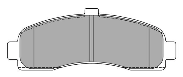 FBP-0921 FREMAX Комплект тормозных колодок, дисковый тормоз (фото 2)