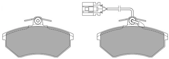 FBP-0953 FREMAX Комплект тормозных колодок, дисковый тормоз (фото 2)