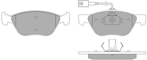 FBP-0972-01 FREMAX Комплект тормозных колодок, дисковый тормоз (фото 2)