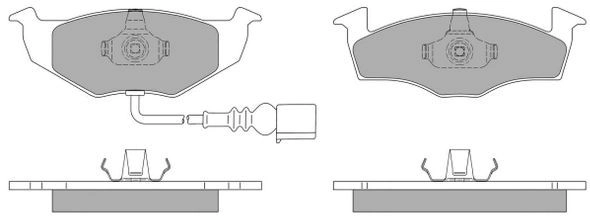 FBP-0985 FREMAX Комплект тормозных колодок, дисковый тормоз (фото 3)