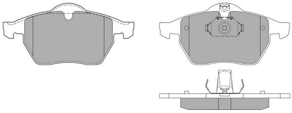 FBP-0998 FREMAX Комплект тормозных колодок, дисковый тормоз (фото 3)