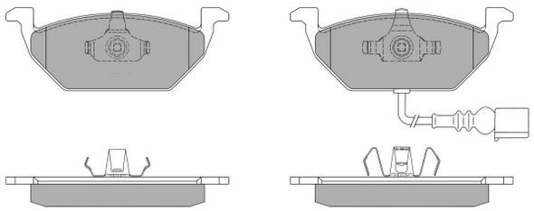 FBP-1070 FREMAX Комплект тормозных колодок, дисковый тормоз (фото 3)