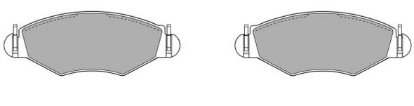 FBP-1083 FREMAX Комплект тормозных колодок, дисковый тормоз (фото 3)