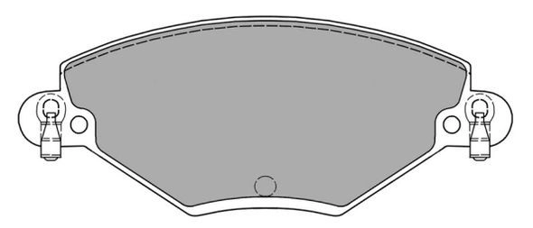 FBP-1191 FREMAX Комплект тормозных колодок, дисковый тормоз (фото 2)