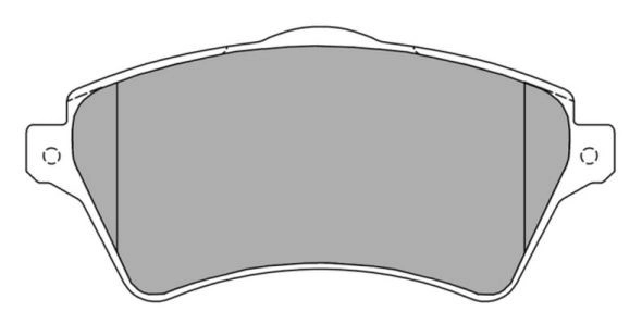 FBP-1215 FREMAX Комплект тормозных колодок, дисковый тормоз (фото 2)