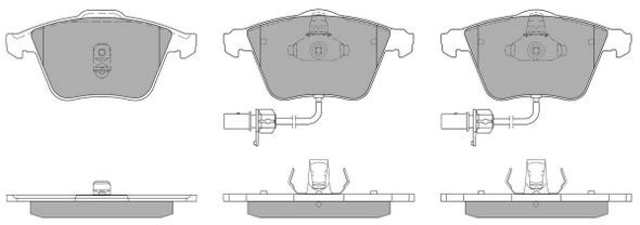 FBP-1302 FREMAX Комплект тормозных колодок, дисковый тормоз (фото 2)