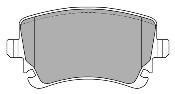 FBP-1368 FREMAX Комплект тормозных колодок, дисковый тормоз (фото 3)