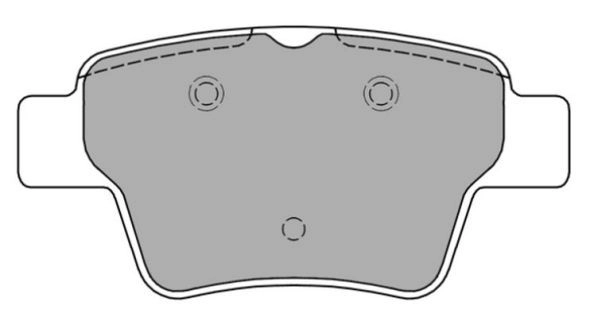 FBP-1404 FREMAX Комплект тормозных колодок, дисковый тормоз (фото 2)