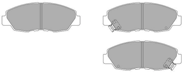 FBP-1529 FREMAX Комплект тормозных колодок, дисковый тормоз (фото 2)